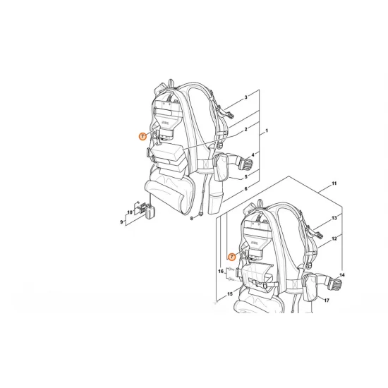 STIHL  Wiązka kabli 4861 440 3001